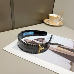 Prada’s new leather headband – black