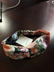 Gucci Multi-Colored Silk Summer Headband- Never Worn, Tag /Original box