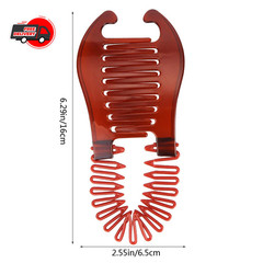 Interlocking Banana Combs Stretch Flexible Hair Combs Clips Flexible Ponytail