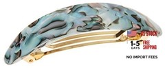 Classic Oval Volume Barrette – Handmade French – South Sea – Women’s Classic