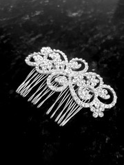 Wedding Hair Comb Bride Crystal Rhinestone Women Hairpins Bridal Headpiece