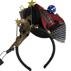 DOLCE & GABBANA Diadem Multicolor Missile Rocket Crystal Stars Headband 3000usd