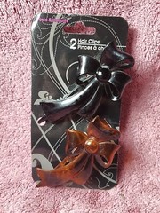 2 Basic Solutions Hair Clips Bow Barrettes Add some flair to your hair Brown