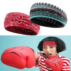 Sport Headband Sweatband Sweat Hair Band Gym Stretch Hair Wrap for Men Women