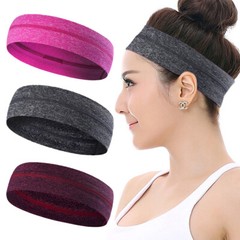 Sports Headband Elastic Workout Sweatband for Running Cycling Basketball Workout