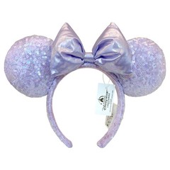 Disney- Parks Mickey Minnie Mouse Ears Headband Sequin Bow Collection Gift