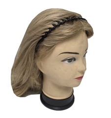 6 PCS (3 & 3) Black Comb Headband for Women Girls Stylish Combn Hairband