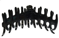 Parcelona French Rake Large Celluloid Acetate Jaw Hair Claw for Women and girls