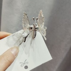 10Pcs 3D Flying for Butterfly Barrettes Movable for Butterfly Shaped Hair Clips