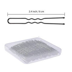 U Shaped IKOCO 2.4 inch Hair Pins for Women’s Ballet Buns with Storage Box