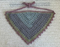 Handmade Crochet Bandana Cotton Head Scarf Spring Summer Accessory Stylish