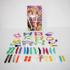 VTG Goody Hair Accessories & Barrettes Mixed Lot Of 50 Pcs Retro 80’s & 90’s